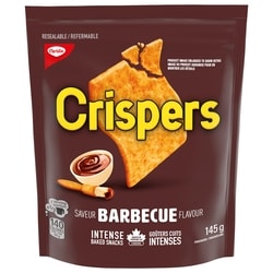 Christie Crispers BBQ Crackers, Barbeque Baked Snacks 145 g, $1.90/100g