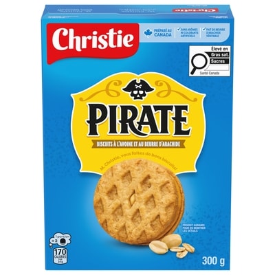 Peek Freans Biscuits à l'avoine et au beurre de cacahuètes 300 g, 1,17 $/100g