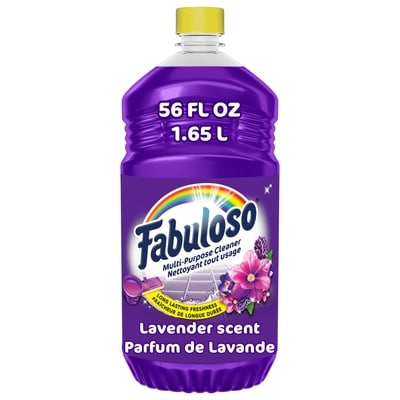 Fabuloso Original Multi-Purpose Cleaner, Powerful Cleaning, Long-Lasting Freshness, No Rinse Floor Cleaner, Lavender Scent 1.65 l, $0.29/100ml