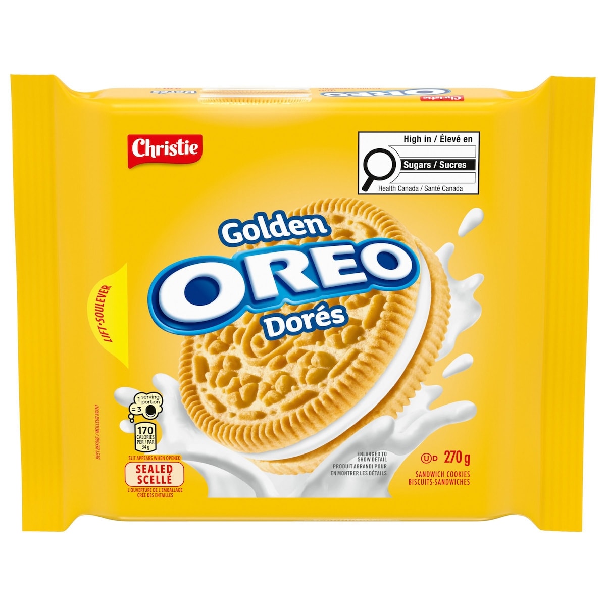 Christie OREO Golden Vanilla Sandwich Cookies