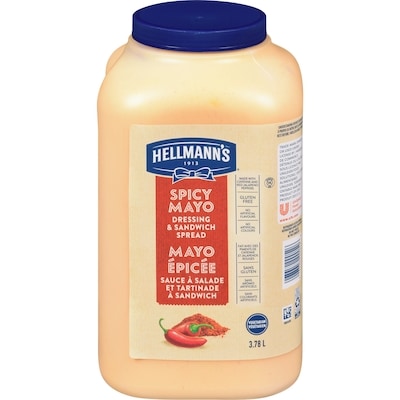 Hellmann's Spicy Mayonnaise 3.78 l, $1.01/100ml