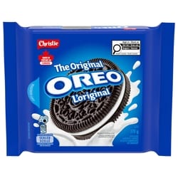 Christie OREO, L’original, biscuits-sandwiches au chocolat, à emporter, à grignoter et à tremper à l’infini 270 g, 1,03 $/100g