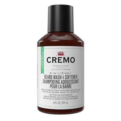 Cremo Shampooing et revitalisant pour barbe 2-en-1 au parfum mentholé 177 ml, 6,49 $/100ml