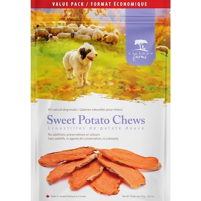 Caledon Farms Sweet Potato Chews Dog Treats 795 g, $2.51/100g