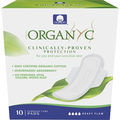 Organyc Pads, Heavy Flow 1 ea, $7.99/1ea