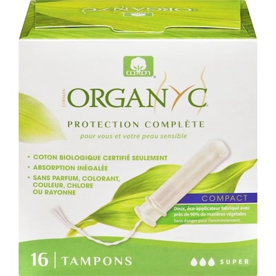 Organyc Tampon, Super 16 ea, 0,62 $/1ch