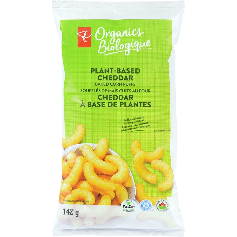 Organic Plant Based Cheddar Baked Corn Puffs