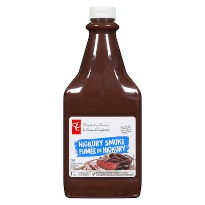 Sauce barbecue, fumée de hickory