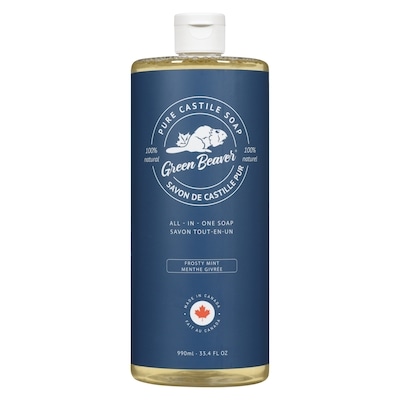 Green Beaver Frosty Mint All Purpose Soap 990 ml, $2.02/100ml