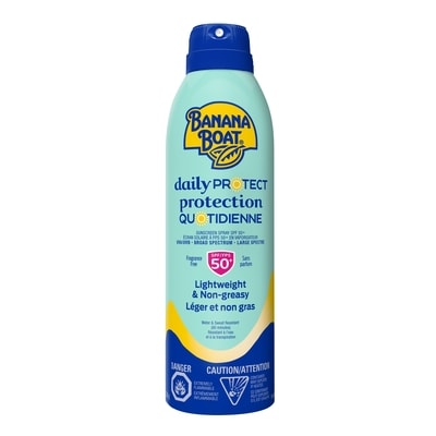 Banana Boat Daily Protect Daily Sunscreen Spray, SPF 50+ 226 g, $6.41/100g