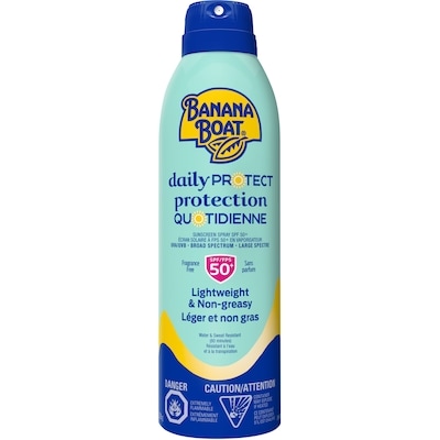Banana Boat Daily Protect Daily Sunscreen Spray, SPF 50+ 226 g, $5.31/100g