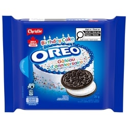 Christie Biscuits-sandwiches au chocolat OREO Gâteau d’anniversaire 261 g, 1,07 $/100g