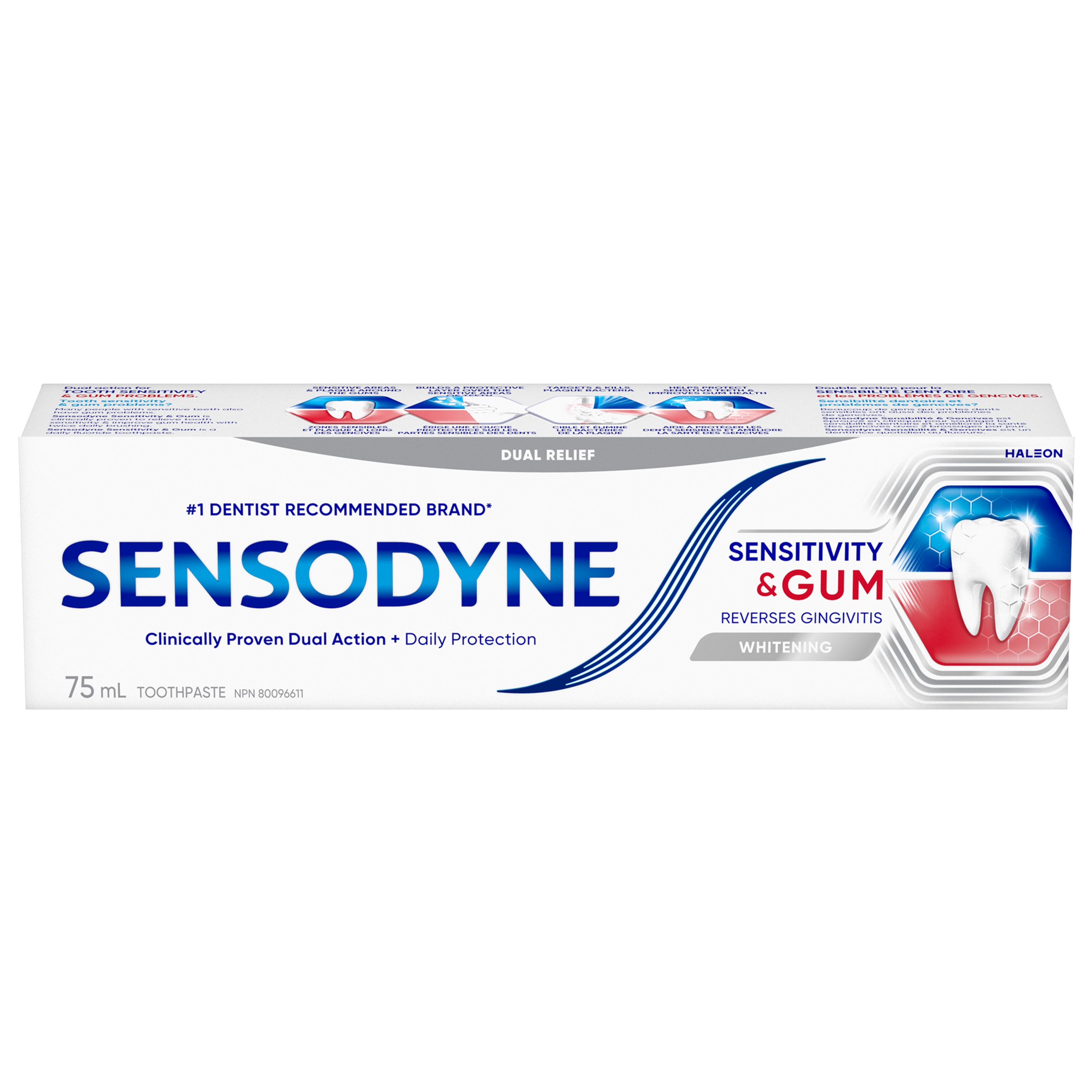 Sensodyne Toothpaste, toothpaste for sensitive teeth & bleeding gum 75 ml, $11.99/100ml