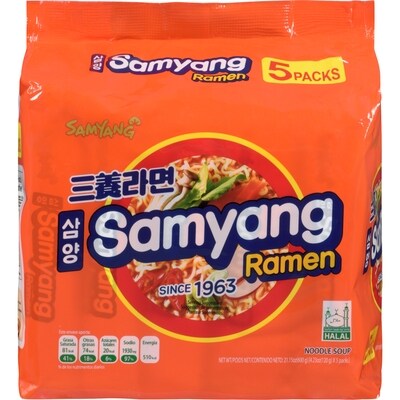 null Ramen Noodle Soup, Original 5x120.0 g, $1.22/100g
