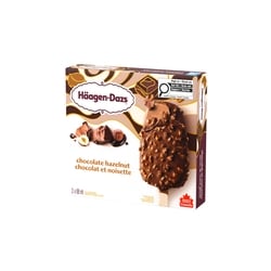 Haagen Dazs Chocolate Hazelnut Ice Cream Bars - 3x88.0 ml | Zehrs