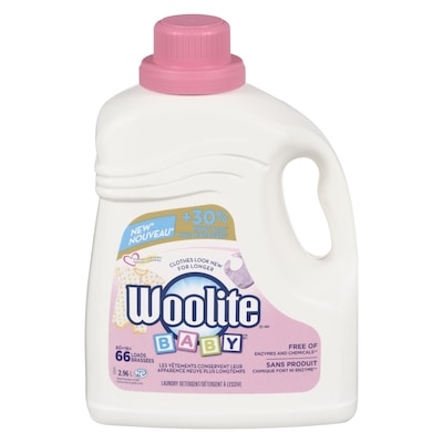 Woolite Baby, Hypoallergenic Laundry Detergent, Mega Value Pack, Free Of Harsh Chemicals 2.96 l, $0.74/100ml