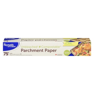 Reynolds Unbleached Parchment Paper 30.5 cm x 22.9 m (75 ft) 1 ea, $8.49/1ea