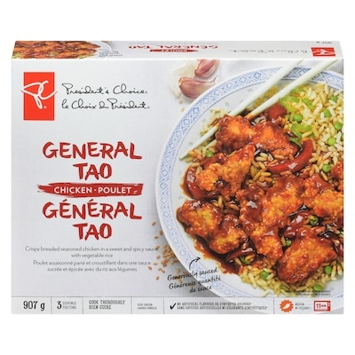 le Choix du Président Poulet General Tao 907 g, 1,27 $/100g