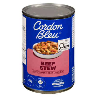 Cordon Bleu Beef Stew with Formed Beef Chunks 410 g, $1.22/100g