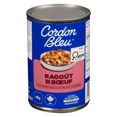 Cordon Bleu CORDON BLEU RAGOUT DE BOEUF 410 g, 0,73 $/100g