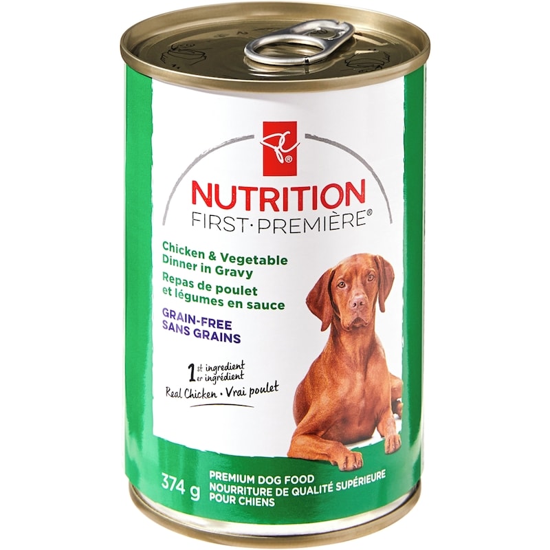 Nutrition First Chicken and Vegetable Dinner in Gravy Premium Dog Food