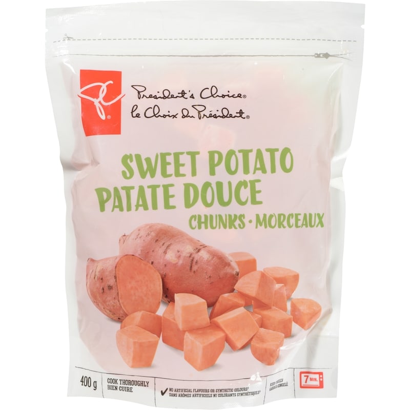 POTATO President's Choice Sweet Potato Chunks - 400 g | Zehrs