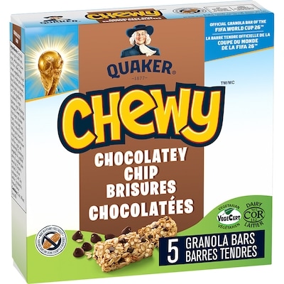 Quaker Chewy Granola Bars - Chocolatey Chip 120 g, $3.16/100g