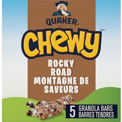 Quaker Chewy Granola Bars - Rocky Road 120 g, $2.74/100g