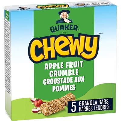 Quaker Chewy Apple Bar    120 g, $3.75/100g