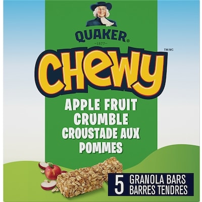 Quaker Chewy Apple Bar    120 g, $1.67/100g