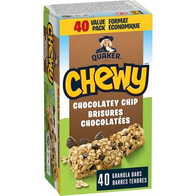 Quaker Chewy Chocolate Chip Granola Bars 960 g, $1.77/100g