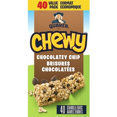 Quaker Chewy Chocolate Chip Bar   960 g, $1.72/100g