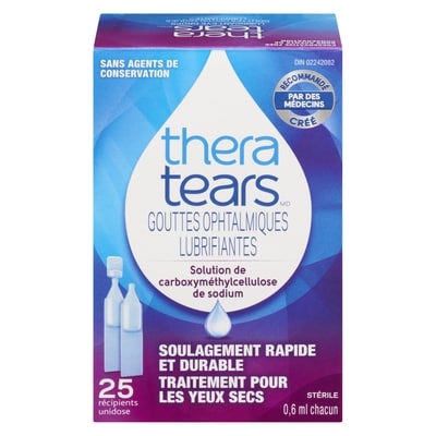 Thera Tears THERA TEARS YEUX DOSE UNIQ 25 ea, 0,60 $/1ch