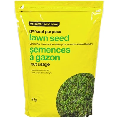 No Name General Purpose Lawn Seed 2 kg 1 ea, $17.00/1ea