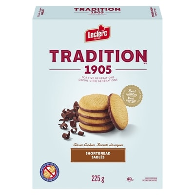 Leclerc Biscuits Sablés 225 g, 2,00 $/100g