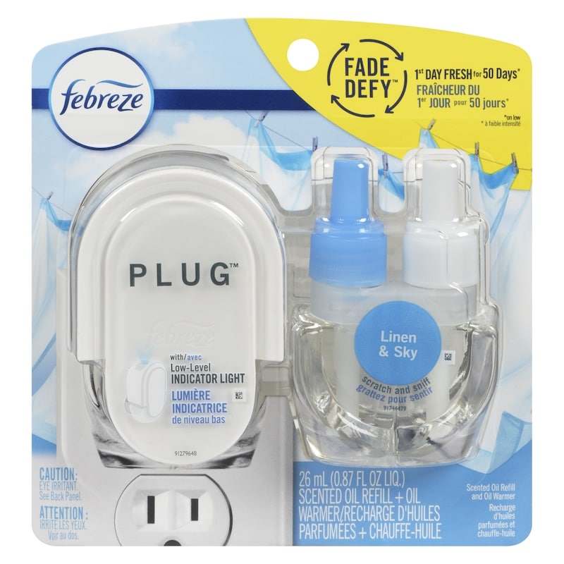 Air Fresheners, Air Freshener, Linen & Sky, Starter Kit Oil Refill