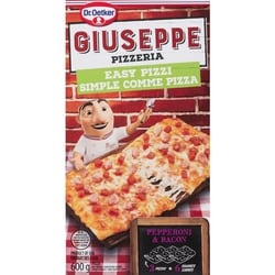 Dr Oetker Giuseppe Pizzeria Easy Pizzi Pepperoni & Bacon 3x200.0 g, $1.00/100g