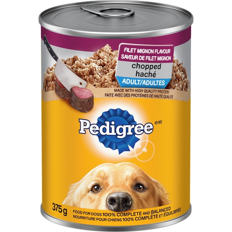 Dog Food, Wet Chopped Ground Dinner Filet Mignon