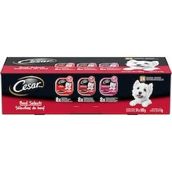 Cesar Classic Loaf In Sauce Adult Wet Dog Food Beef Selects