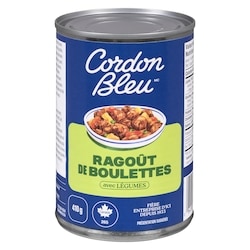 Cordon Bleu Ragoût De Boulettes Avec Légumes 410 g, 0,49 $/100ml