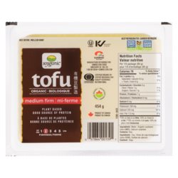 Soyganic Medium Firm Organic Tofu 454 g, $0.88/100g