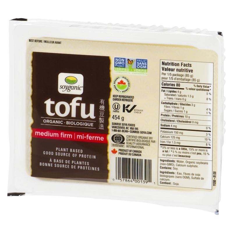 Medium Firm Organic Tofu