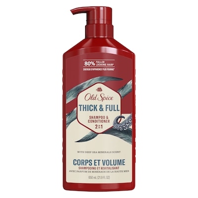 Old Spice Thick & Full 2In1 Shampoo And Conditioner For Men 650 ml, $1.84/100ml
