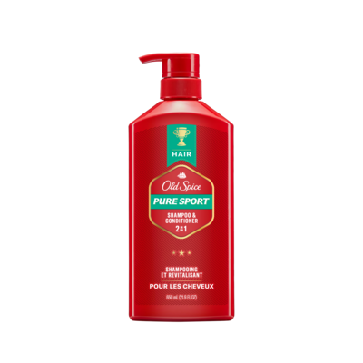 Old Spice Pure Sport 2In1 Shampoo And Conditioner For Men 650 ml, $2.08/100ml