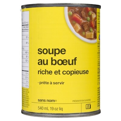Soupe au bœuf riche et copieuse