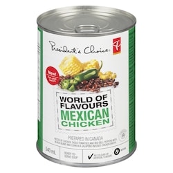 President's Choice World of Flavours Mexican Chicken Soup  540 ml, $0.70/100ml