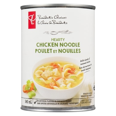 Soupe poulet et nouilles Hearty
