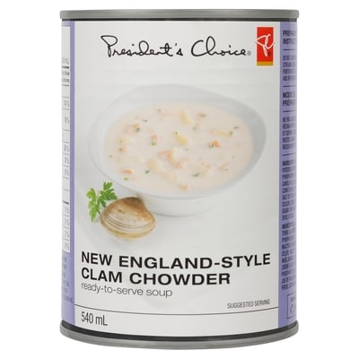 President's Choice New England-Style Clam Chowder - 540 ml | Zehrs