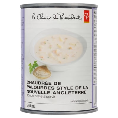Chaudrée de palourdes style Nouvelle-Angleterre