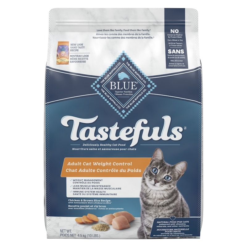 Tastefuls Natural Food For Cats Chicken & Brown Rice Recipe Adult Cat Weight Control